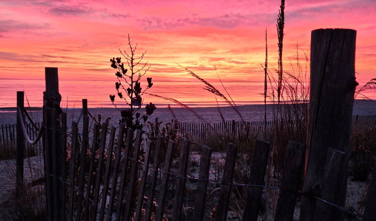 December sunrise in Rehoboth Beach